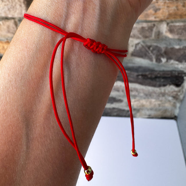 Hilito Rojo Ajustable San Benito