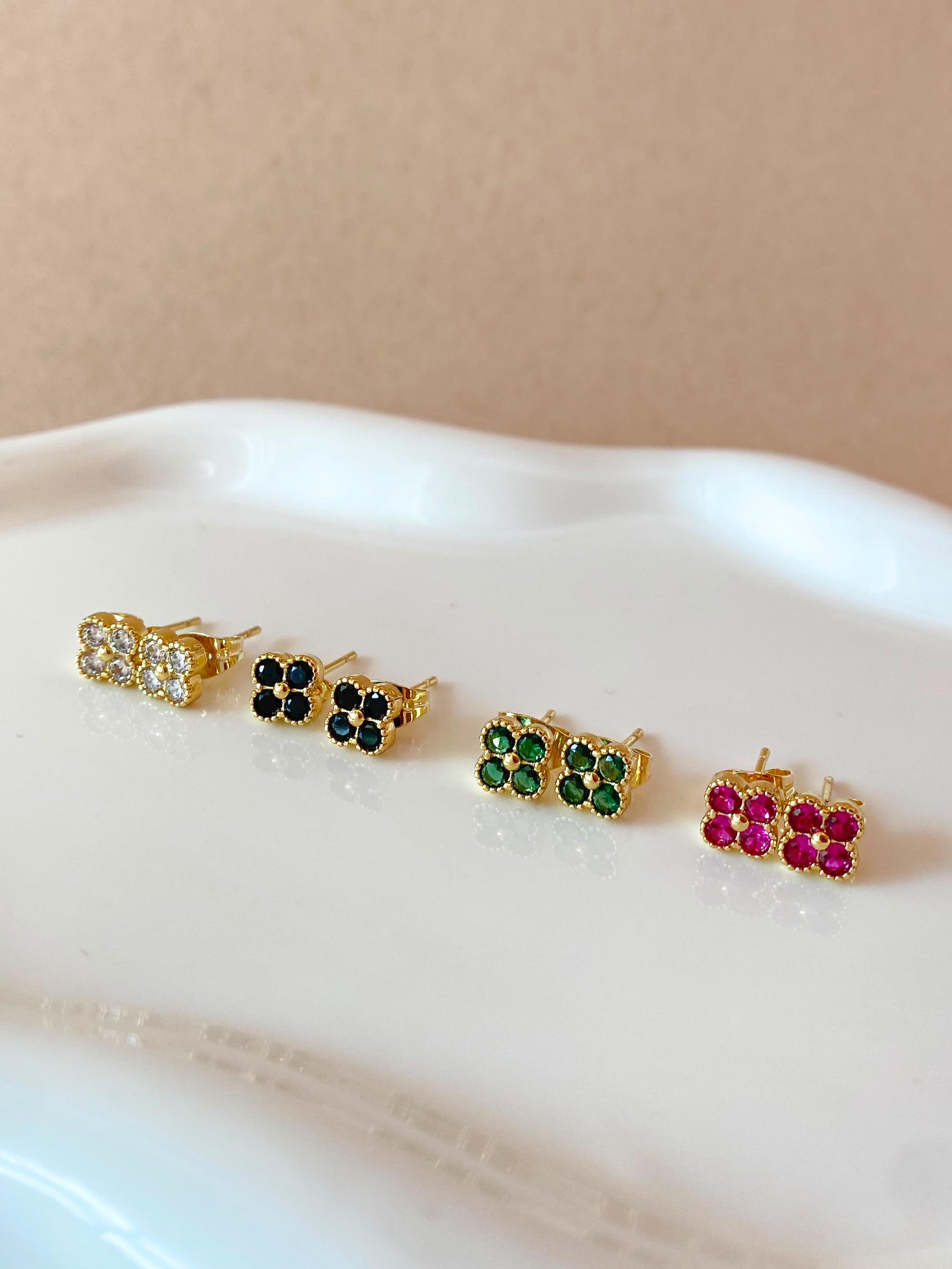 Little Flowers Colorful Earrings