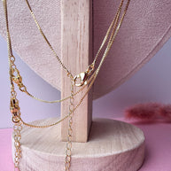Pink & Blue Medium Kids Necklaces