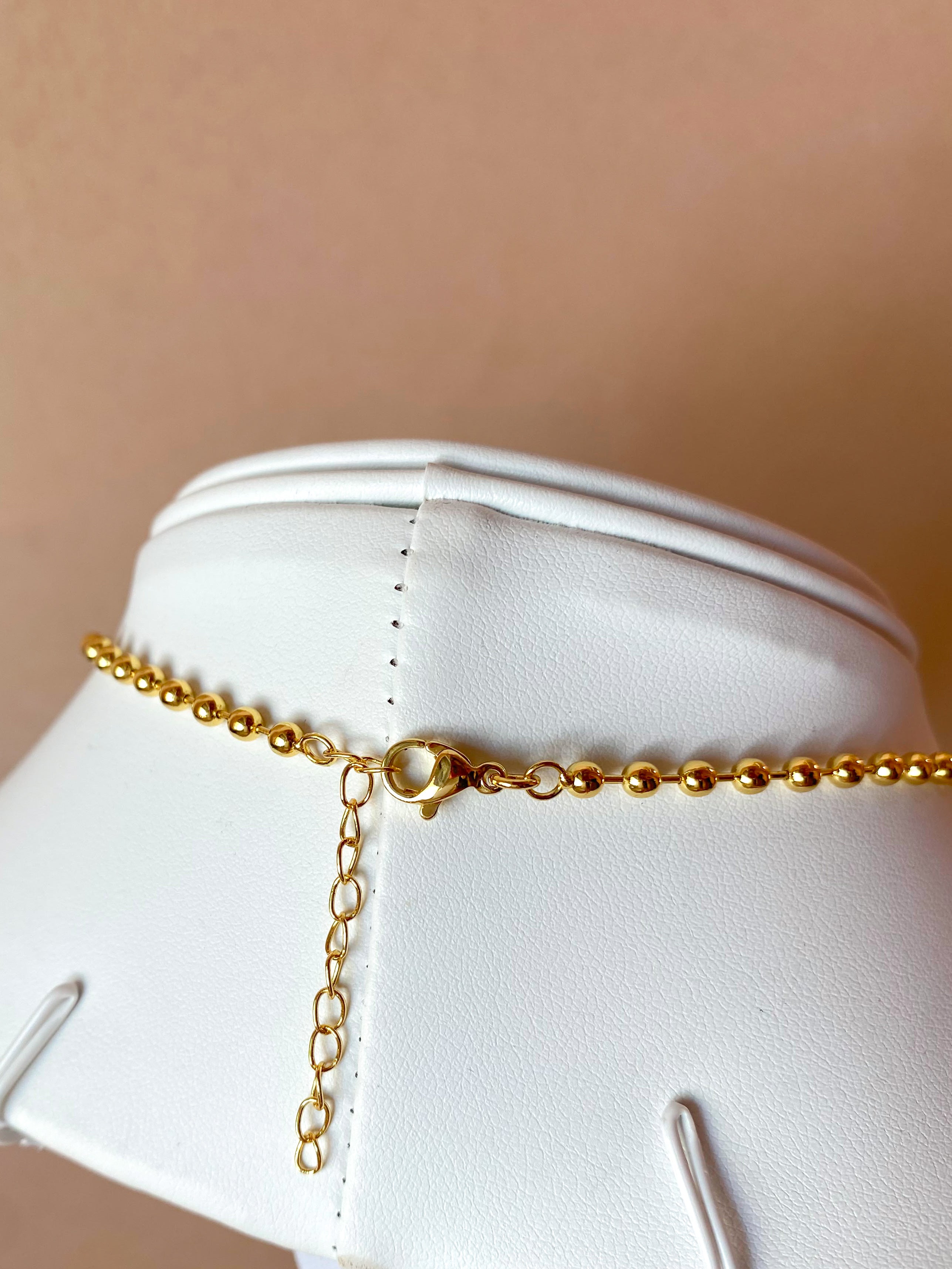 Blue Venezuela Map Necklace
