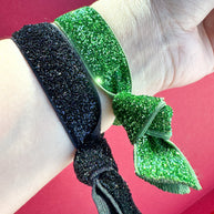 Brazaletes Elásticos Corazones Gold