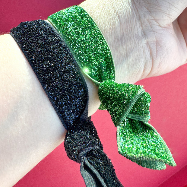 Brazaletes Elásticos Corazones Gold