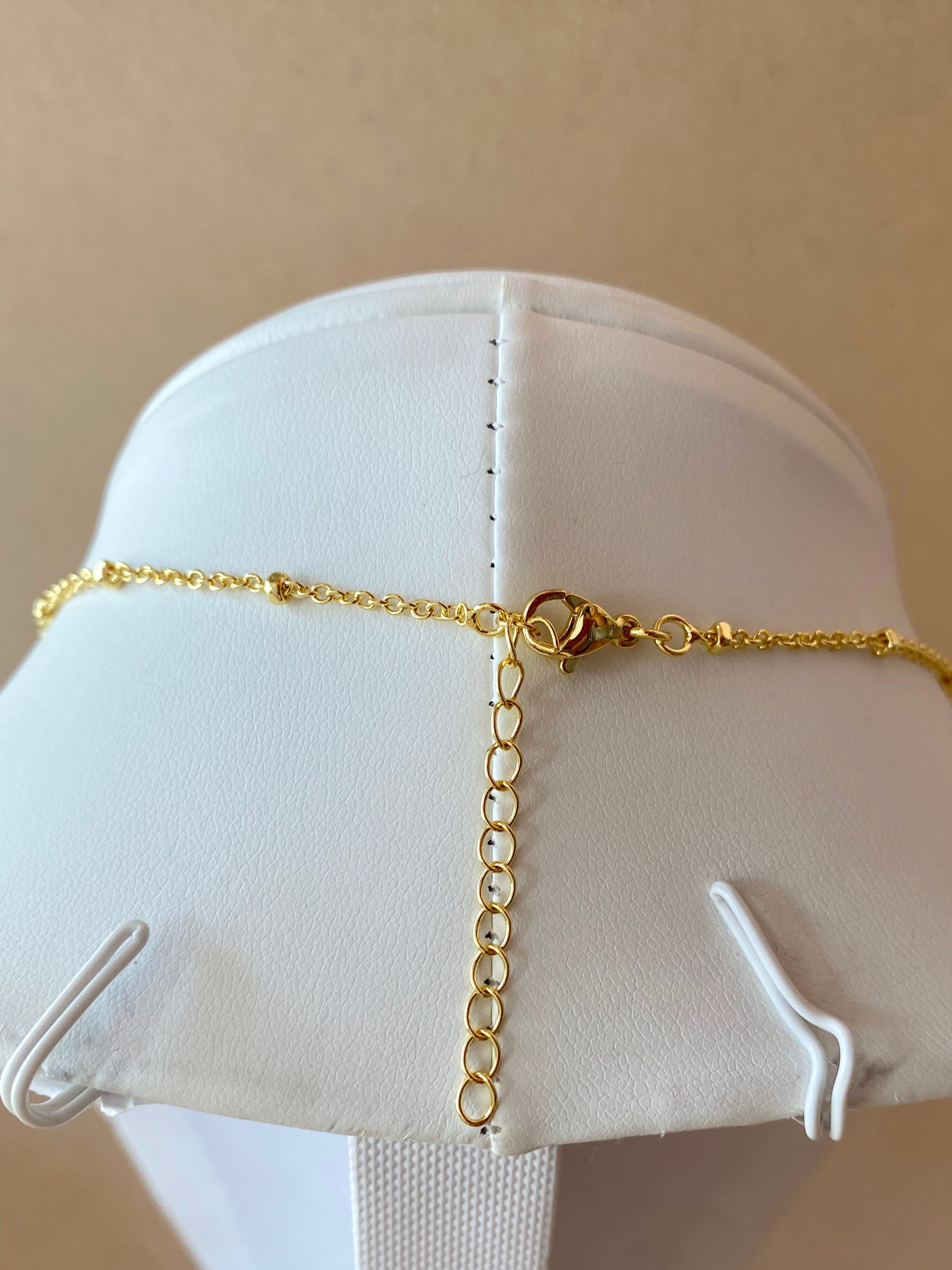 Little Square Links Plain Golden Chain