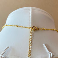 Little Square Links Plain Golden Chain