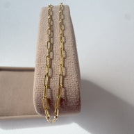 Paperclip 18K Gold Chain