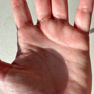 Golden Ring & Bracelet Hamsa Charm