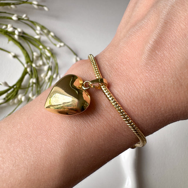 Golden Heart Style Bracelet