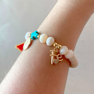 2 Styles of St Benedict, Cross and Faith Charms Bracelets