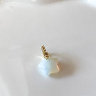 Variety of Stones Stars Shape Charms