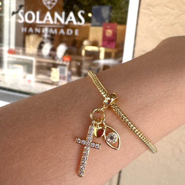 Bracelet 3 Protection Charms