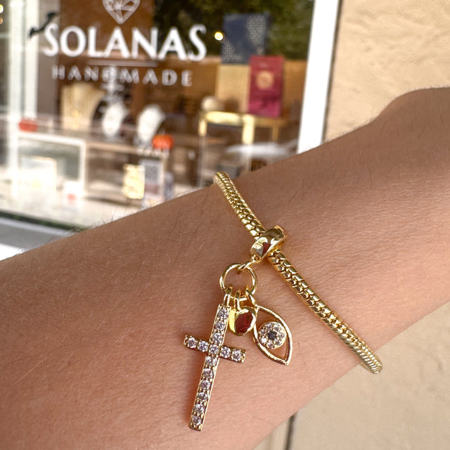 Bracelet 3 Protection Charms