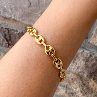 Medium Coffee Grain Bracelet