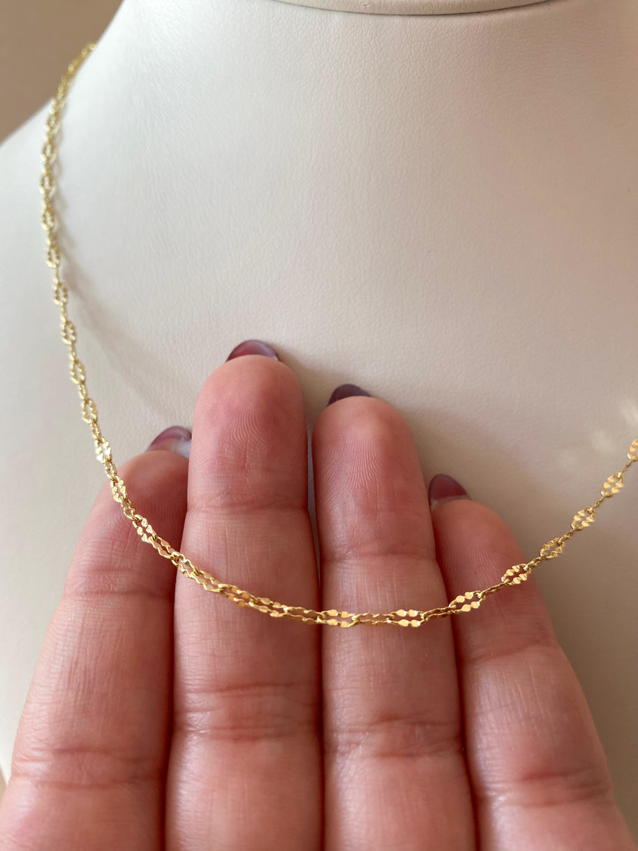 Little Links Style Plain Golden Chain