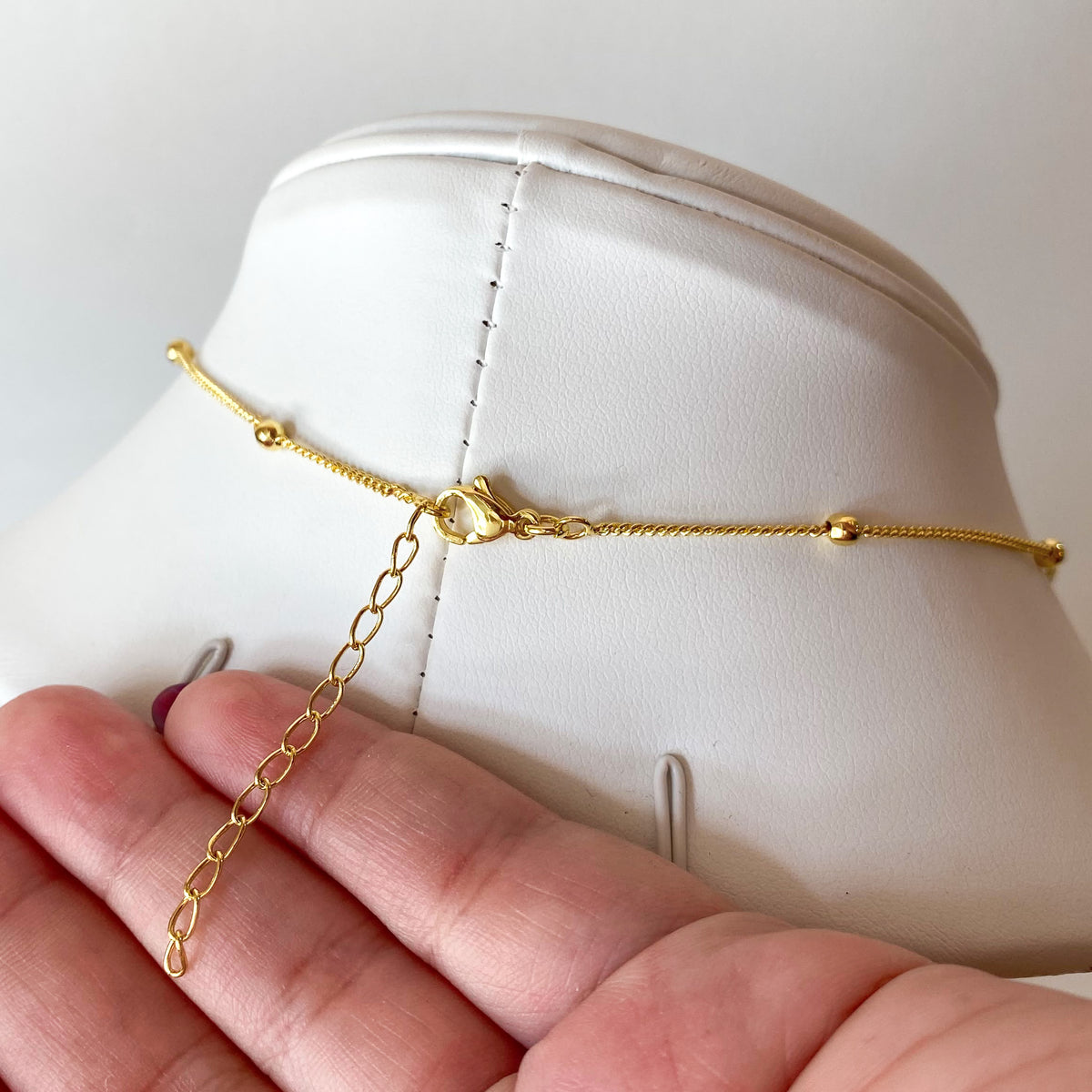 Tricolor Venezuelan Map Golden Necklace