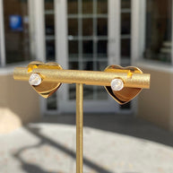 Mother Of Pearl Heart Earrings