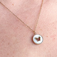 Mother of Pearl butterfly 🦋 Necklace