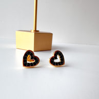 Aretes Corazon, Aretes Huesito de Perrito + Ear Cuff + Set
