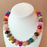 Big Multicolor Beads Pattern Necklace
