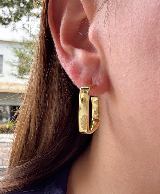 Aretes Cuadrados Grandes