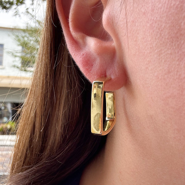 Aretes Cuadrados Grandes