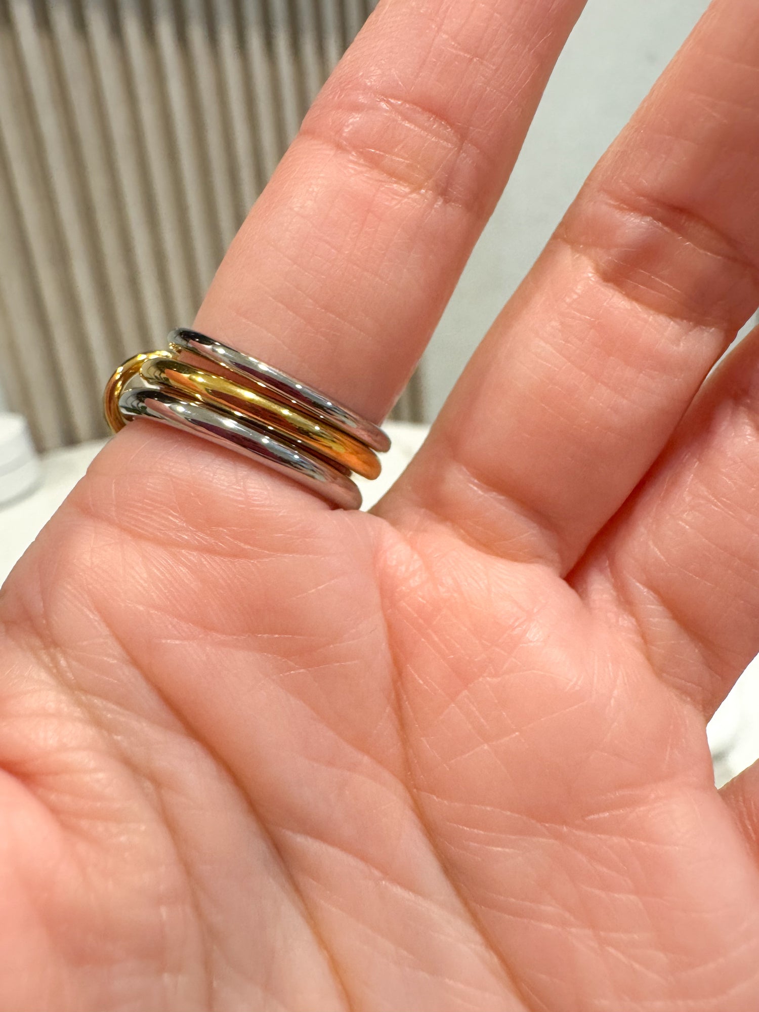 Zircon 3 Layers Ring