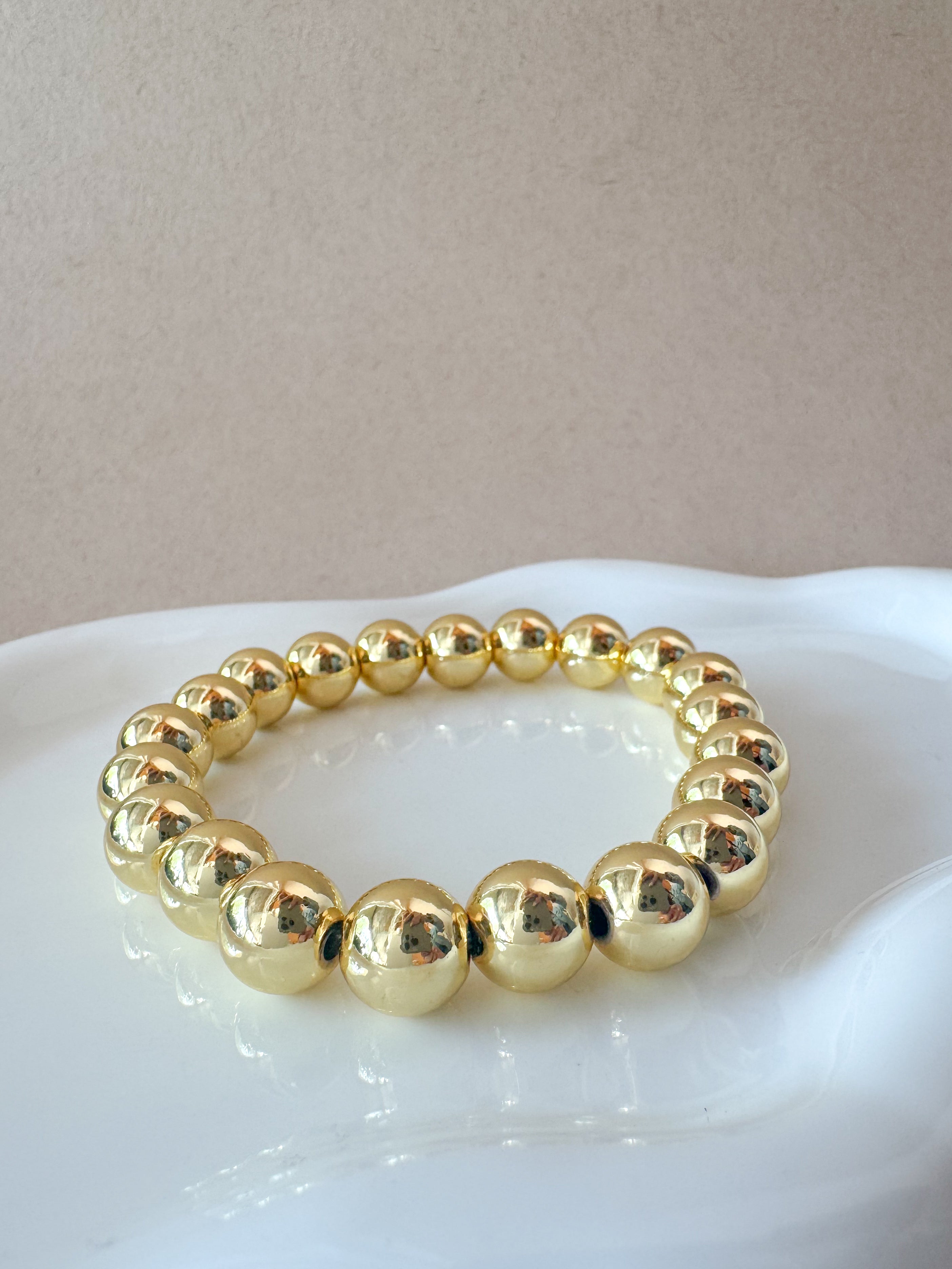 Big 10 mm Balls Elastic Bracelet