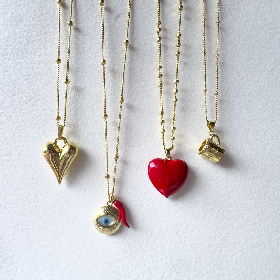 Variety of Individual Golden Style Necklaces