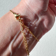 Golden Ring & Bracelet Hamsa Charm