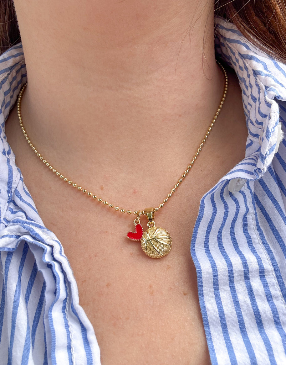 Basketball Style Necklace