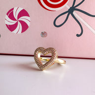 Big Heart Ring Zircons
