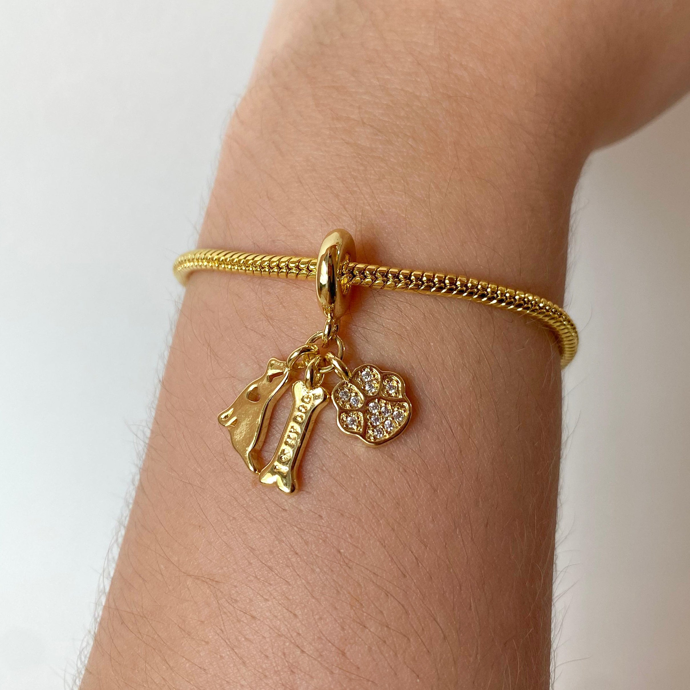 I love My Dog 3 Charms Bracelet