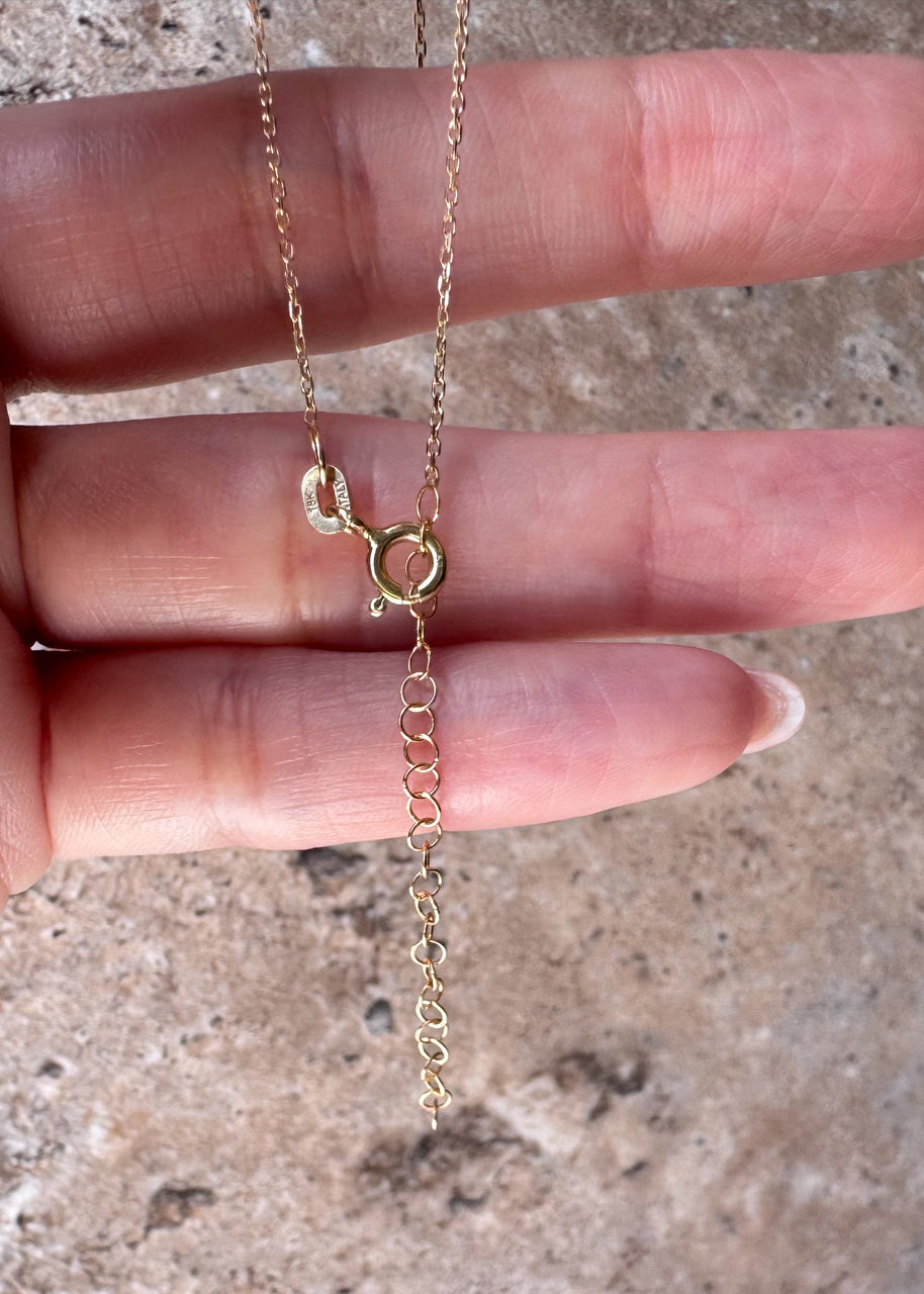 Butterfly Chain 18k Italian Gold Necklace