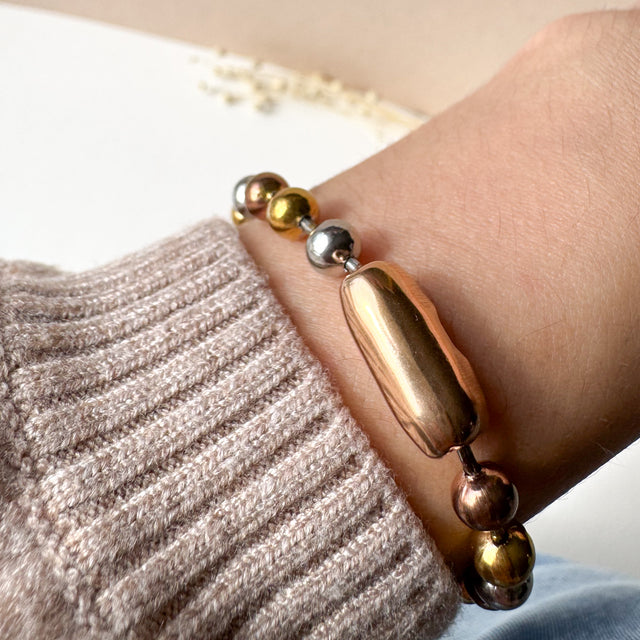 3 Gold Balls Bracelet