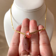 Fish Rhodochrosite and Turkish Stone Necklace