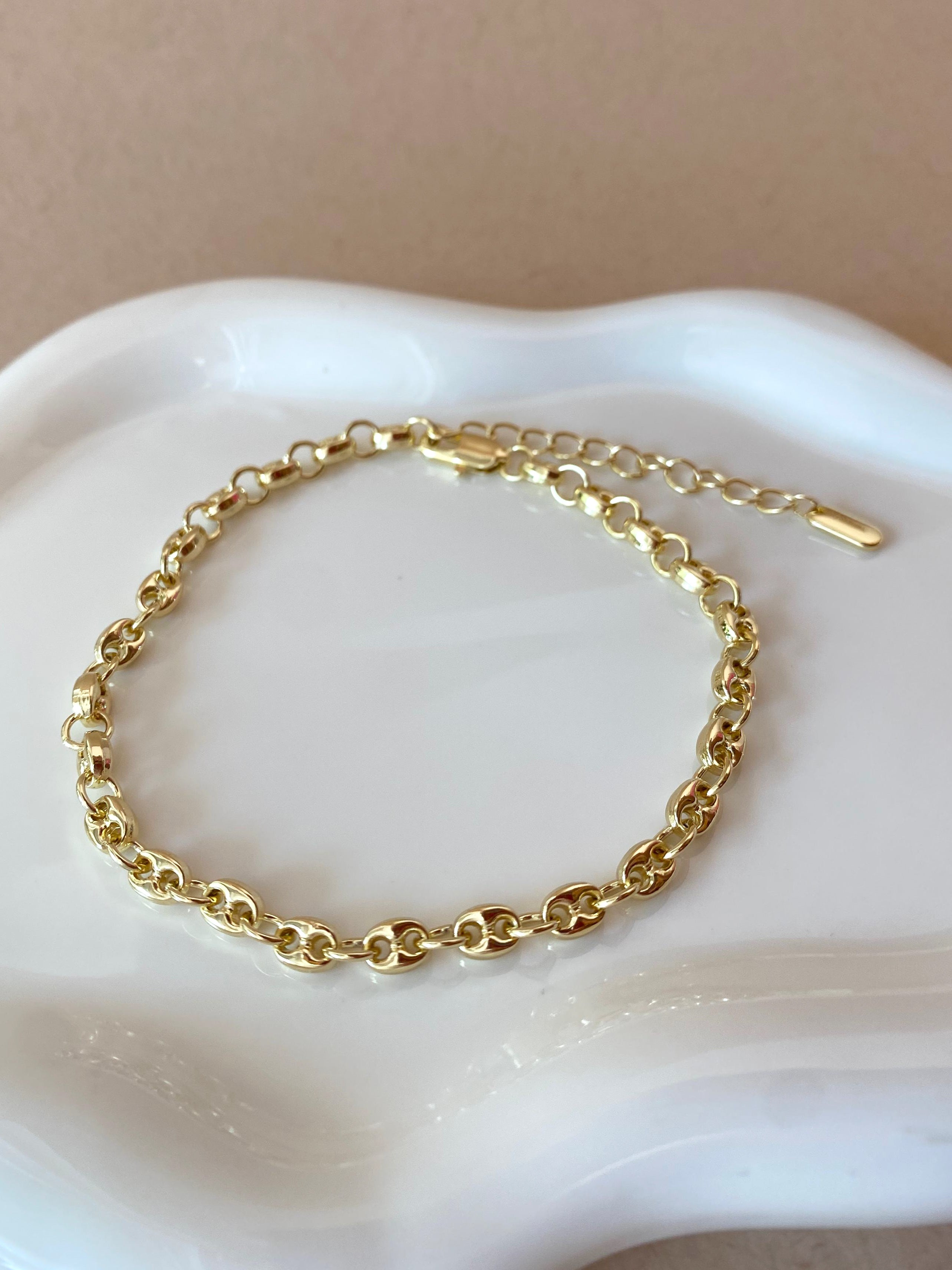 Little Coffee Grain Style Anklet