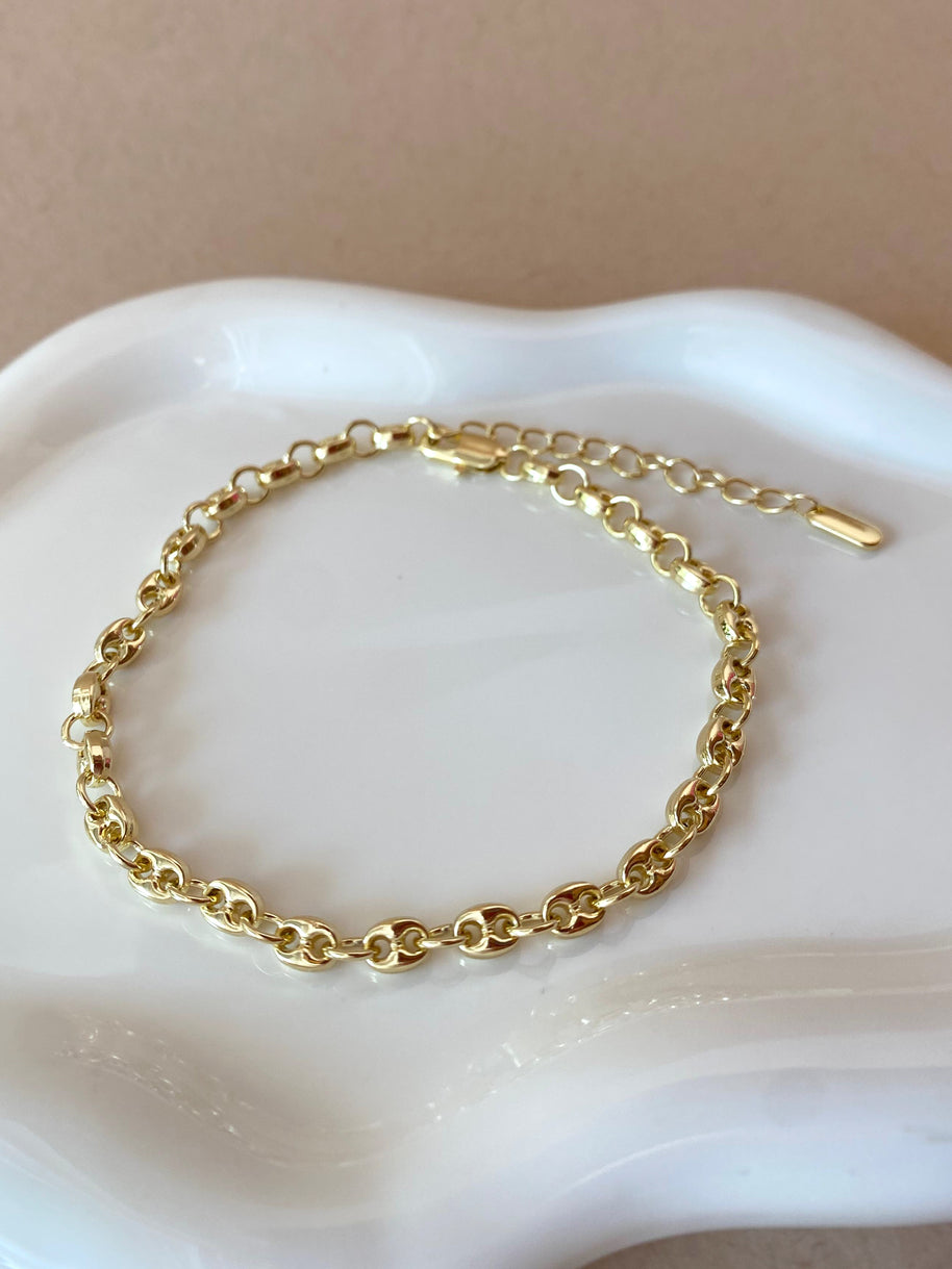 Little Coffee Grain Style Anklet