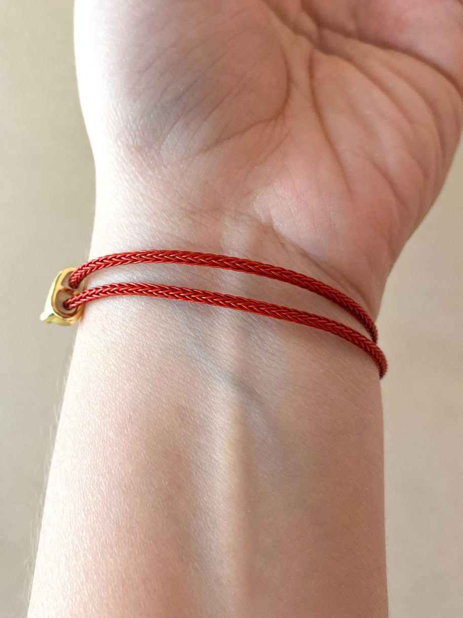 3 Evil Eye Adjustable Red Bracelet