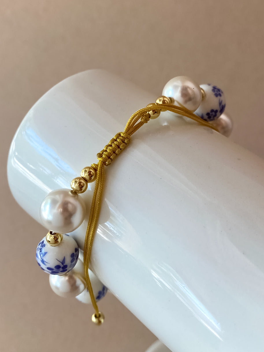 Carmen Virgin Pearls Scapular Adjustable Bracelet