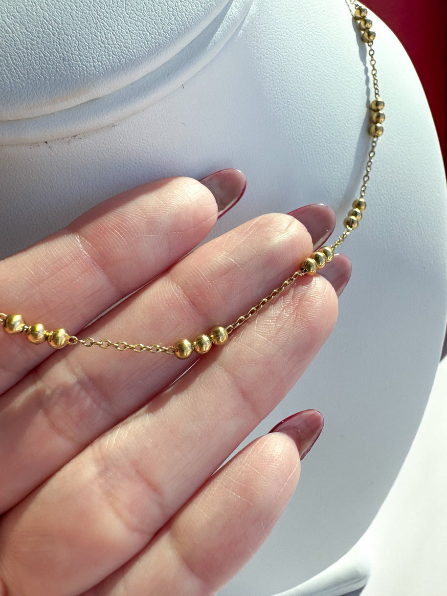 Cadena Plain 3 Balines Acero