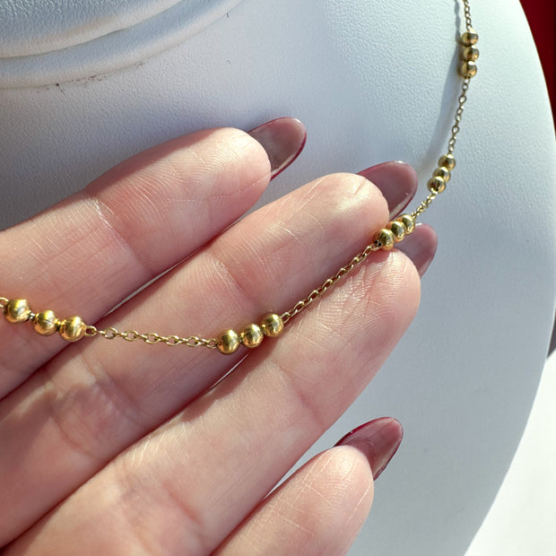 Cadena Plain 3 Balines Acero