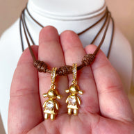 Kids Adjustable Leather Necklaces