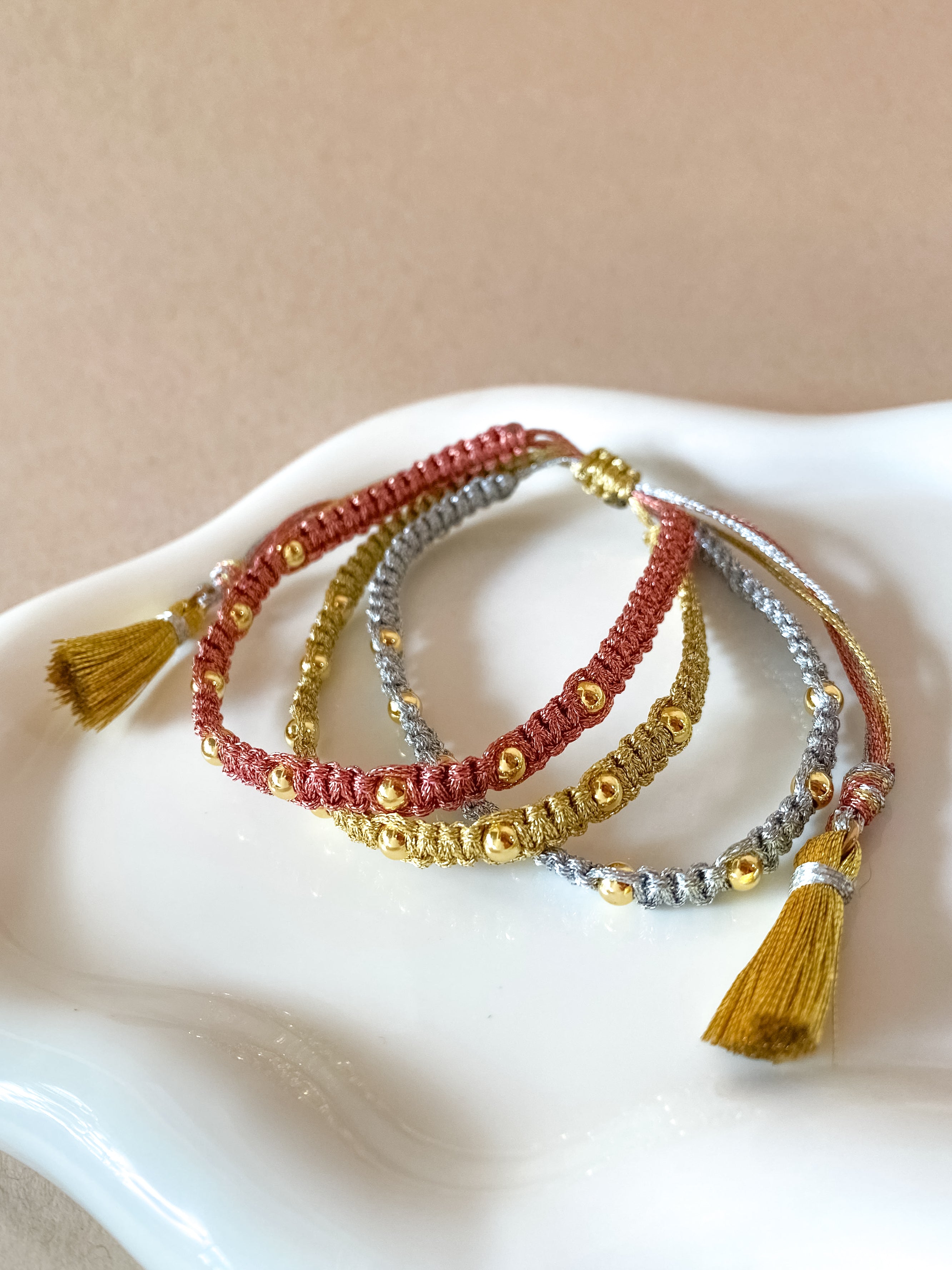 3 Layers Style 3 Gold Adjustable Bracelet