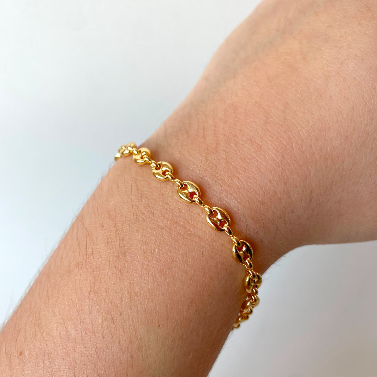 Little Coffee Grain Golden Bracelet