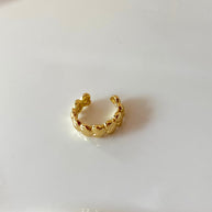 Little Hearts Pattern Ear Cuff