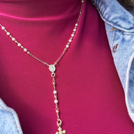 Miracle Medal Pearls Rosary
