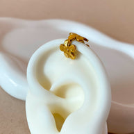 Flowers Shape Steel Style Ear Cuff