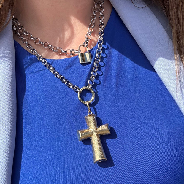 Big 2 Gold Links Necklaces