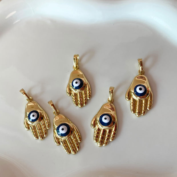 Hamsa Evil Eye Charm