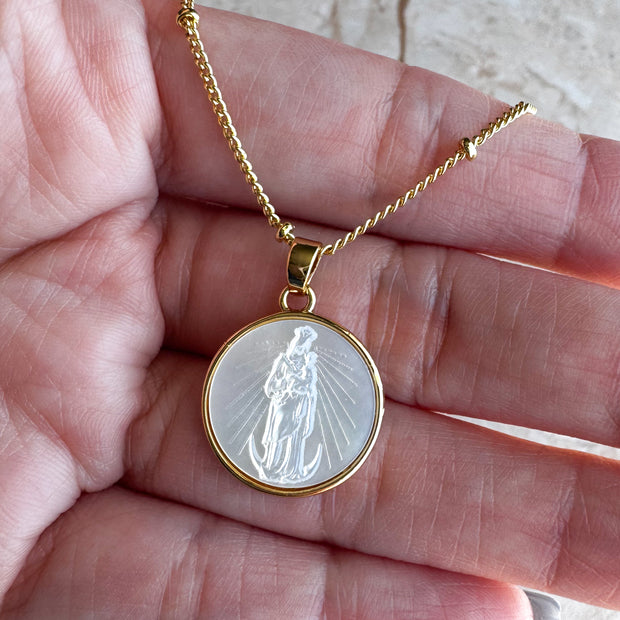 Virgin of the Chinita Necklace