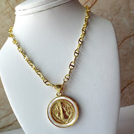 Medalla de San Benito en Nacar